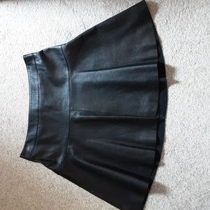 Leather skirt